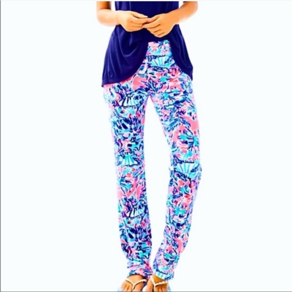Lilly Pulitzer Jordynne Velour Pant Sz XS